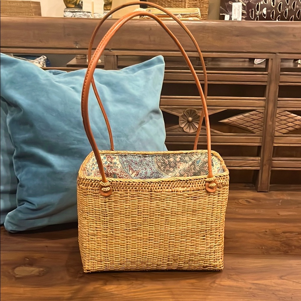 Artisan Made Tan Woven Purse&Tote